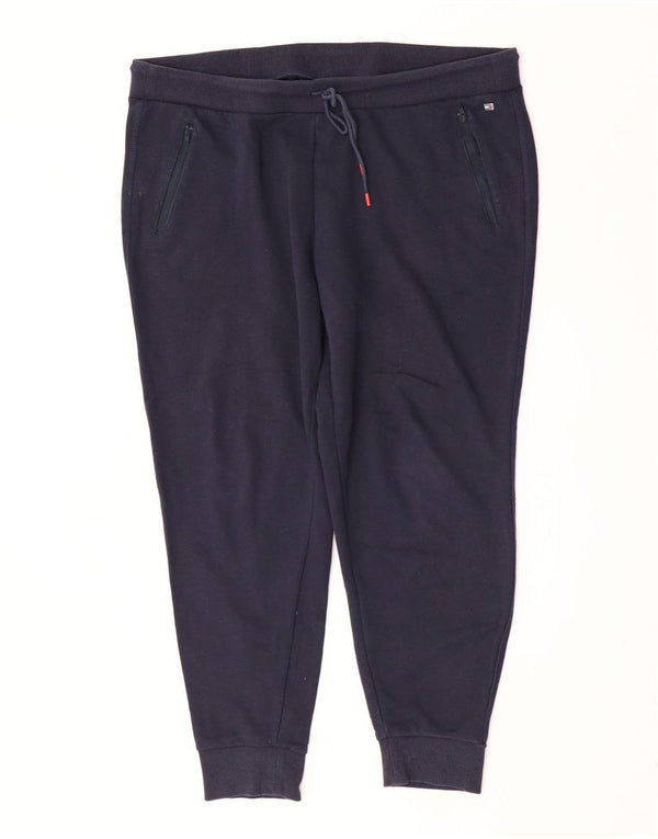 Tommy Hilfiger Mens Tracksuit Trousers Joggers XL  Navy Blue Cotton