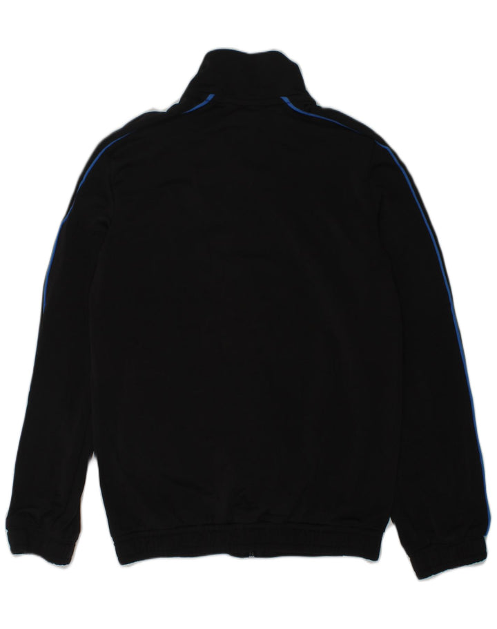 PUMA Boys Graphic Tracksuit Top Jacket 9-10 Years Black Polyester | Vintage Puma | Thrift | Second-Hand Puma | Used Clothing | Messina Hembry 