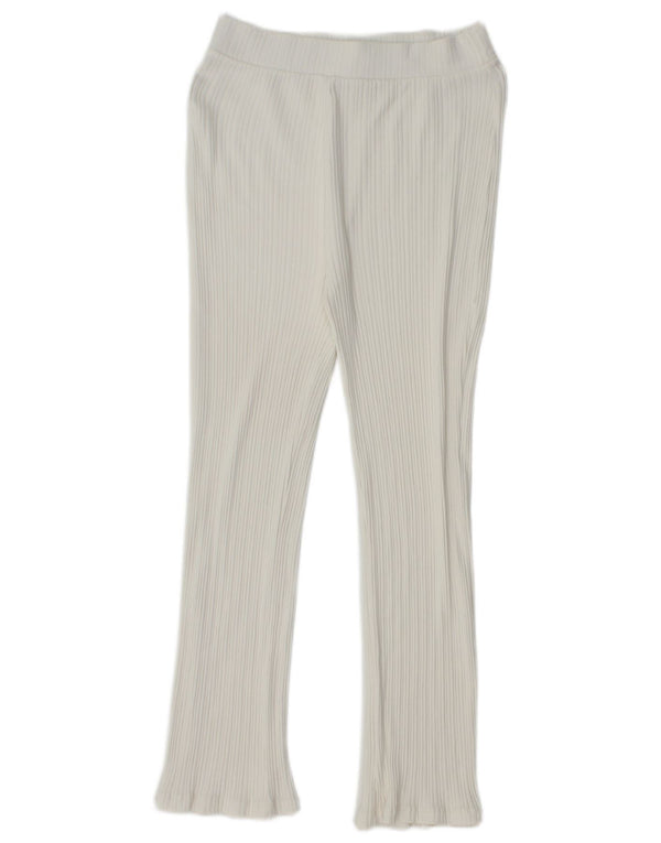 Zara Womens Trafaluc Leggings UK 8 Small  White