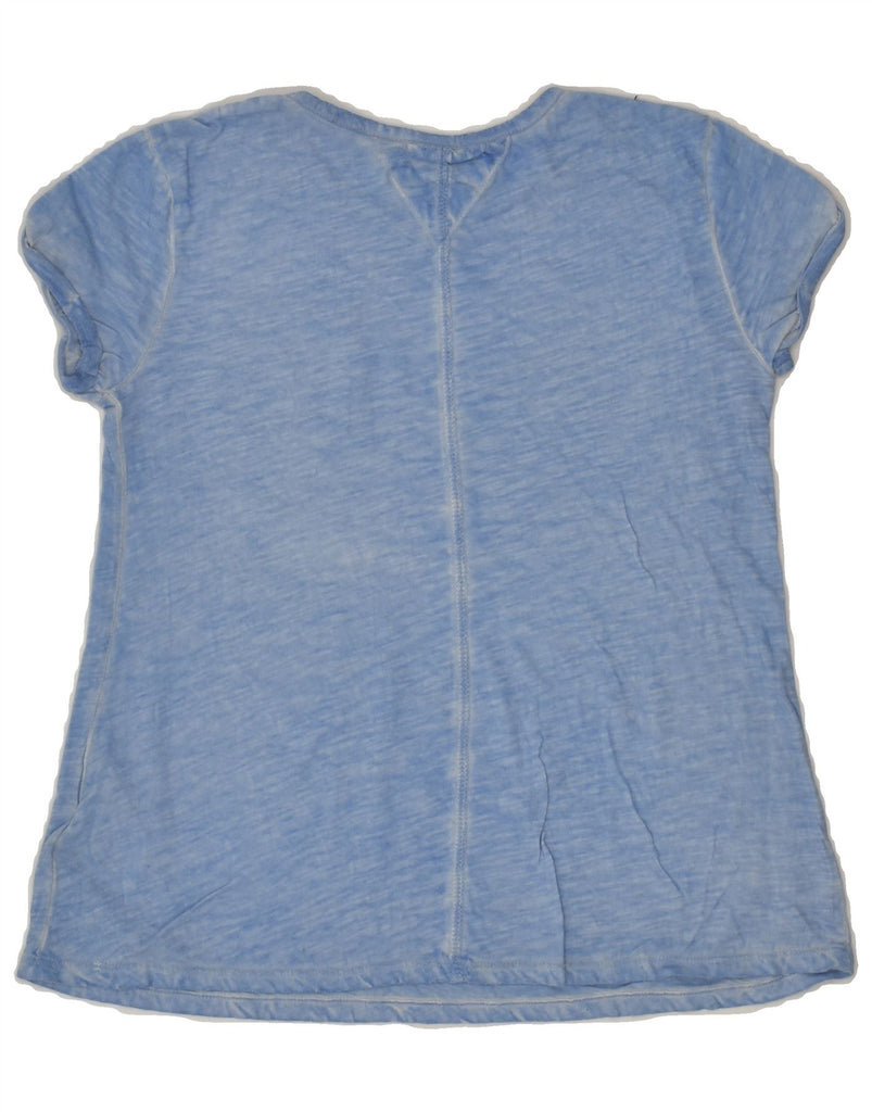 TOMMY HILFIGER Girls T-Shirt Top 9-10 Years Blue Cotton | Vintage Tommy Hilfiger | Thrift | Second-Hand Tommy Hilfiger | Used Clothing | Messina Hembry 