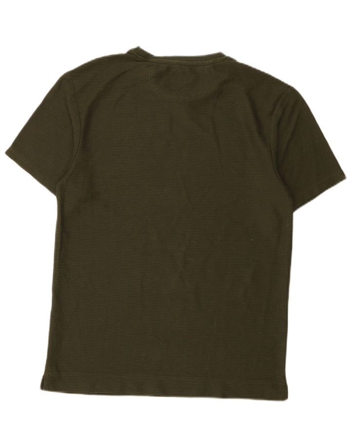 Zara Mens T-Shirt Top Small Green
