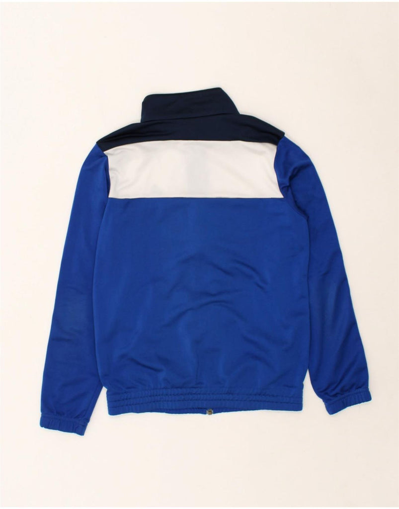 ADIDAS Boys Tracksuit Top Jacket 11-12 Years Blue Colourblock Polyester | Vintage Adidas | Thrift | Second-Hand Adidas | Used Clothing | Messina Hembry 