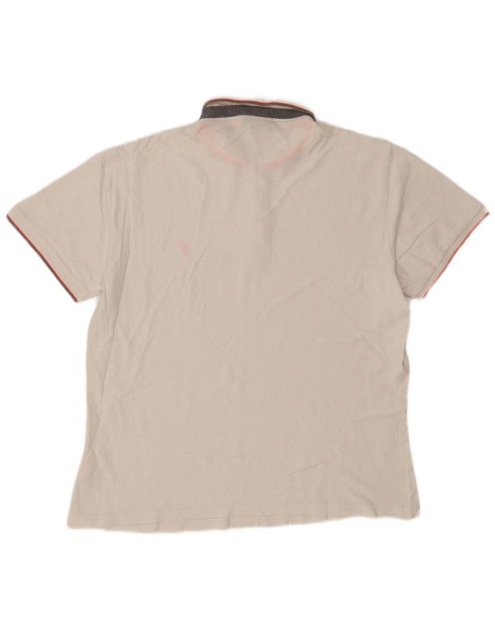 Trussardi Jeans Mens Polo Shirt XL White