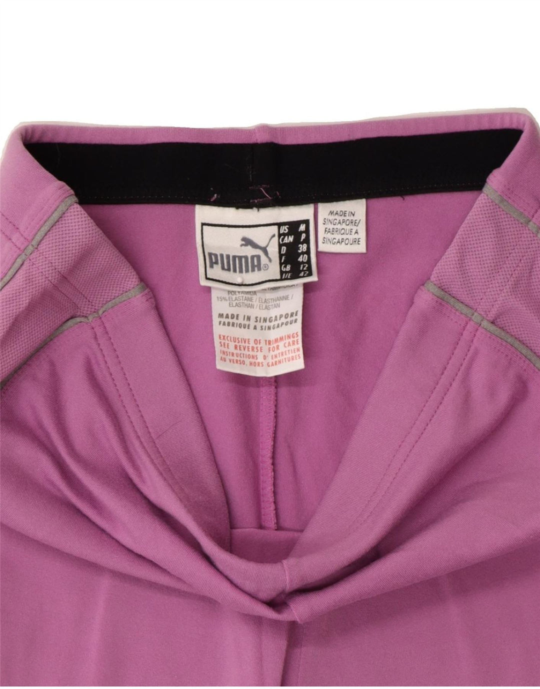 PUMA Womens Sport Shorts UK 12 Medium  Pink Nylon Vintage Puma and Second-Hand Puma from Messina Hembry 