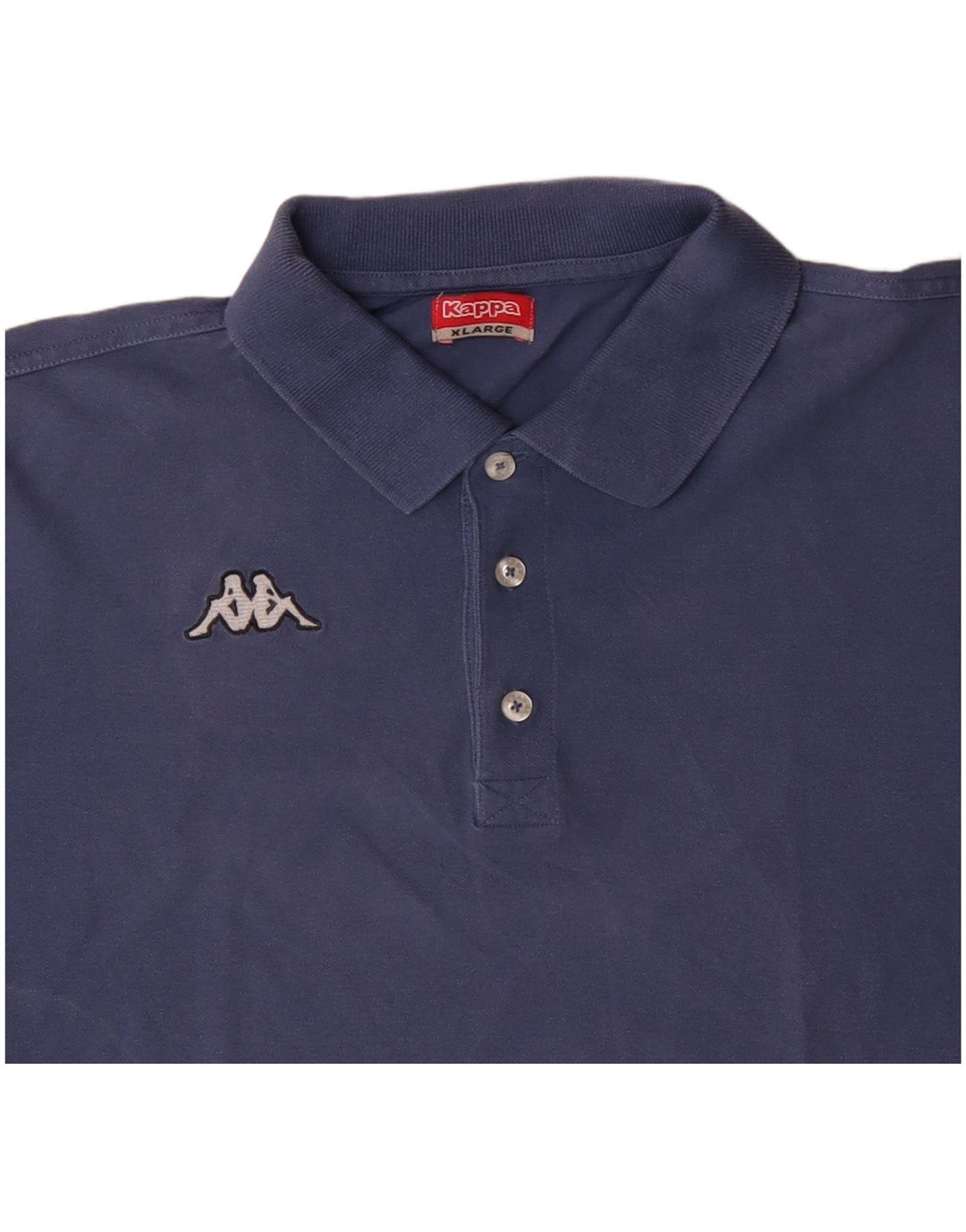 KAPPA Mens Polo Shirt XL Blue Cotton