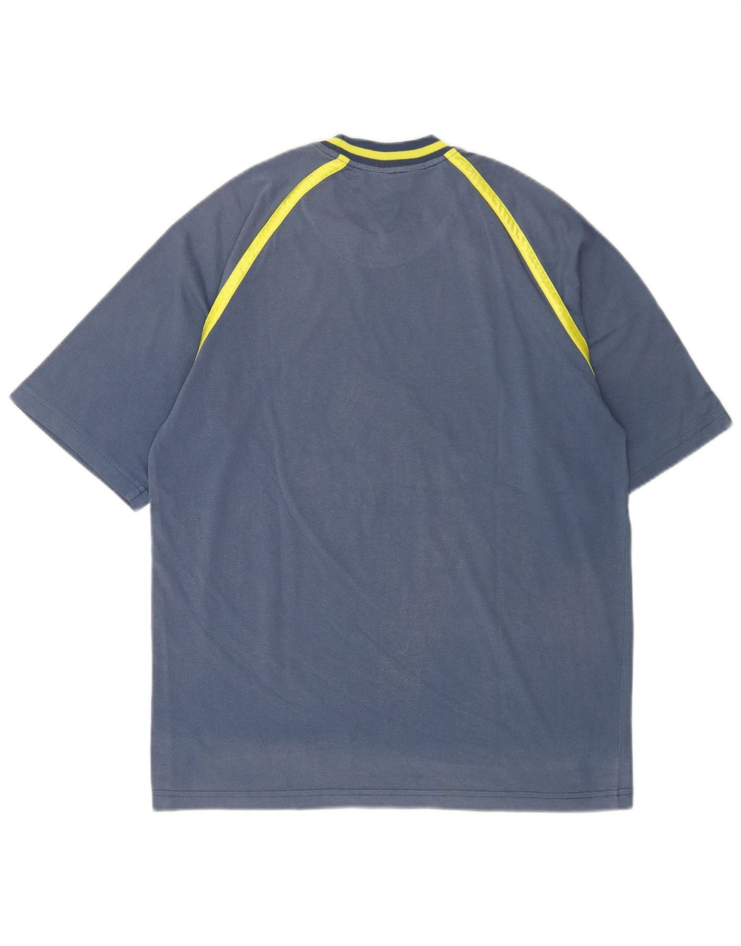 Adidas Mens Graphic T-Shirt Top Medium Navy Blue Cotton