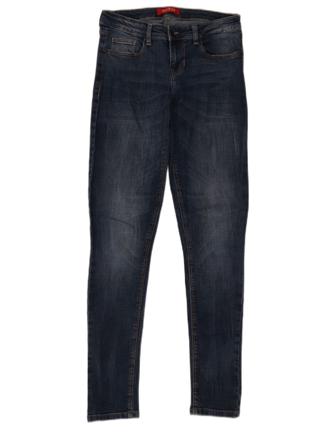 Guess Womens Skinny Jeans W26 L31 Blue Cotton