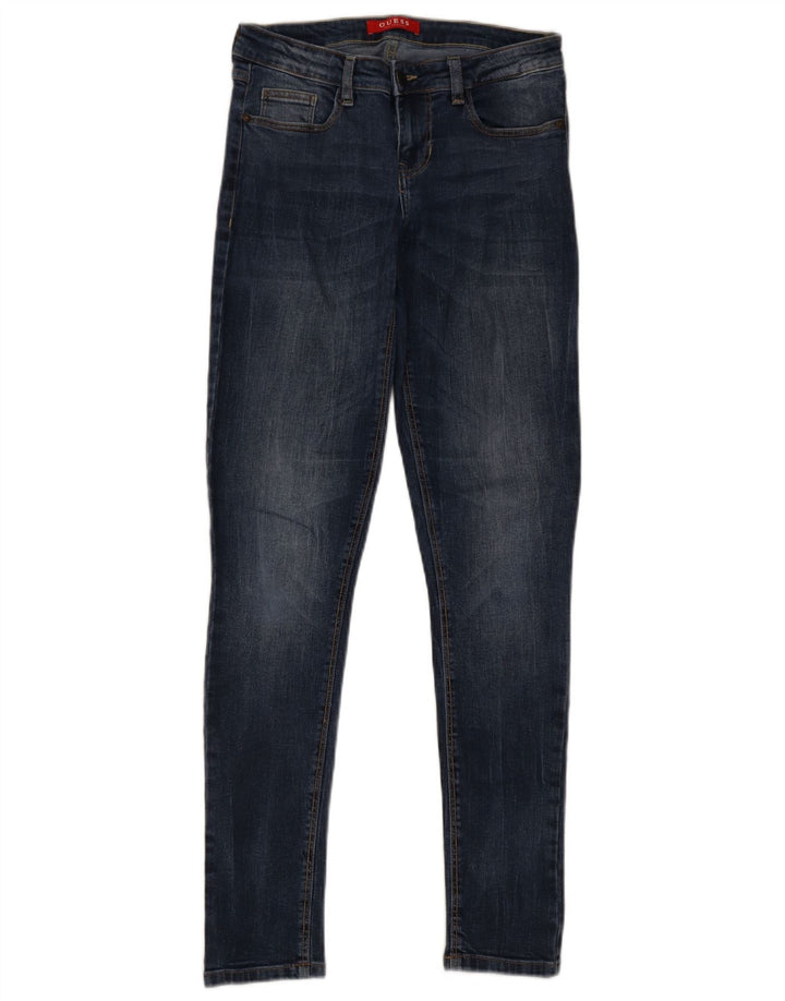 Guess Womens Skinny Jeans W26 L31 Blue Cotton