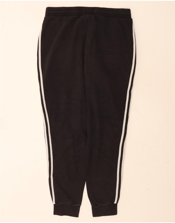 Adidas Mens Tracksuit Trousers Joggers XL  Black Cotton