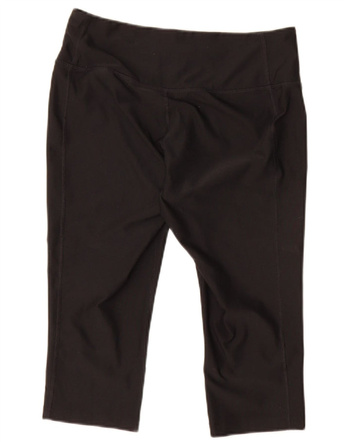 Nike Womens Capri Leggings UK 10 Small  Black Polyester