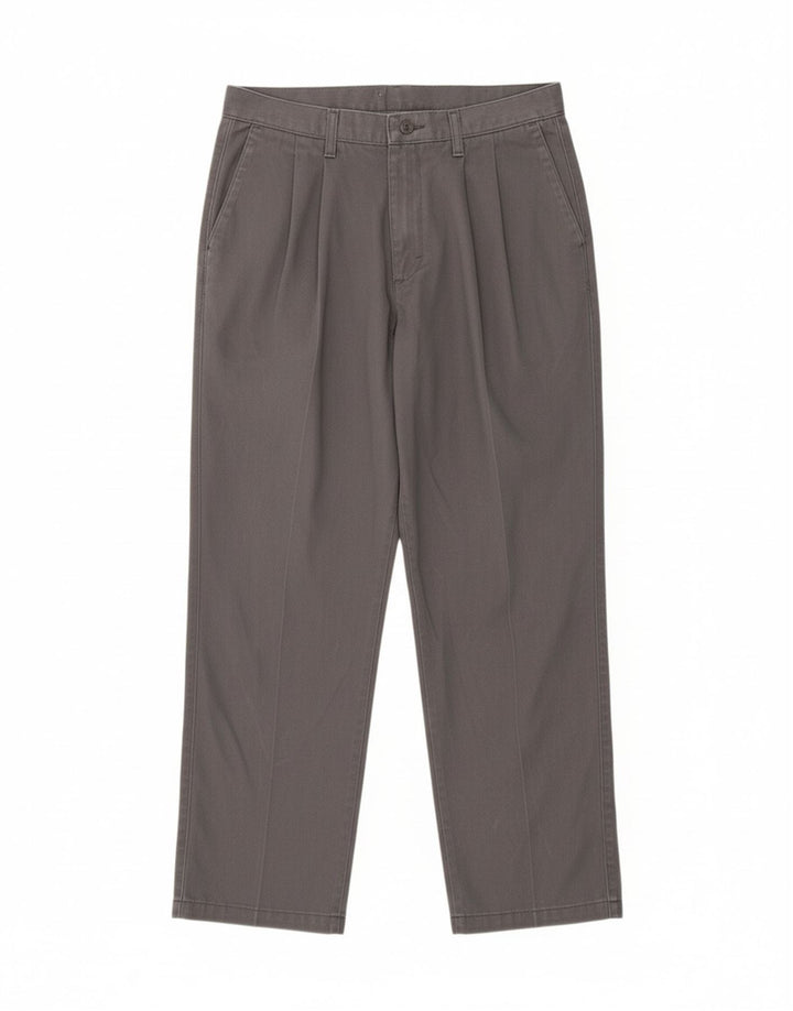 LEE Mens Pegged Chino Trousers W33 L30 Grey Cotton Vintage Lee and Second-Hand Lee from Messina Hembry 