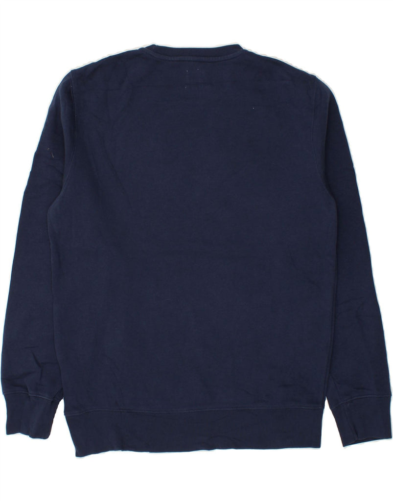 LEVI'S Mens Standard Sweatshirt Jumper Small Navy Blue Cotton Vintage Levi's and Second-Hand Levi's from Messina Hembry 