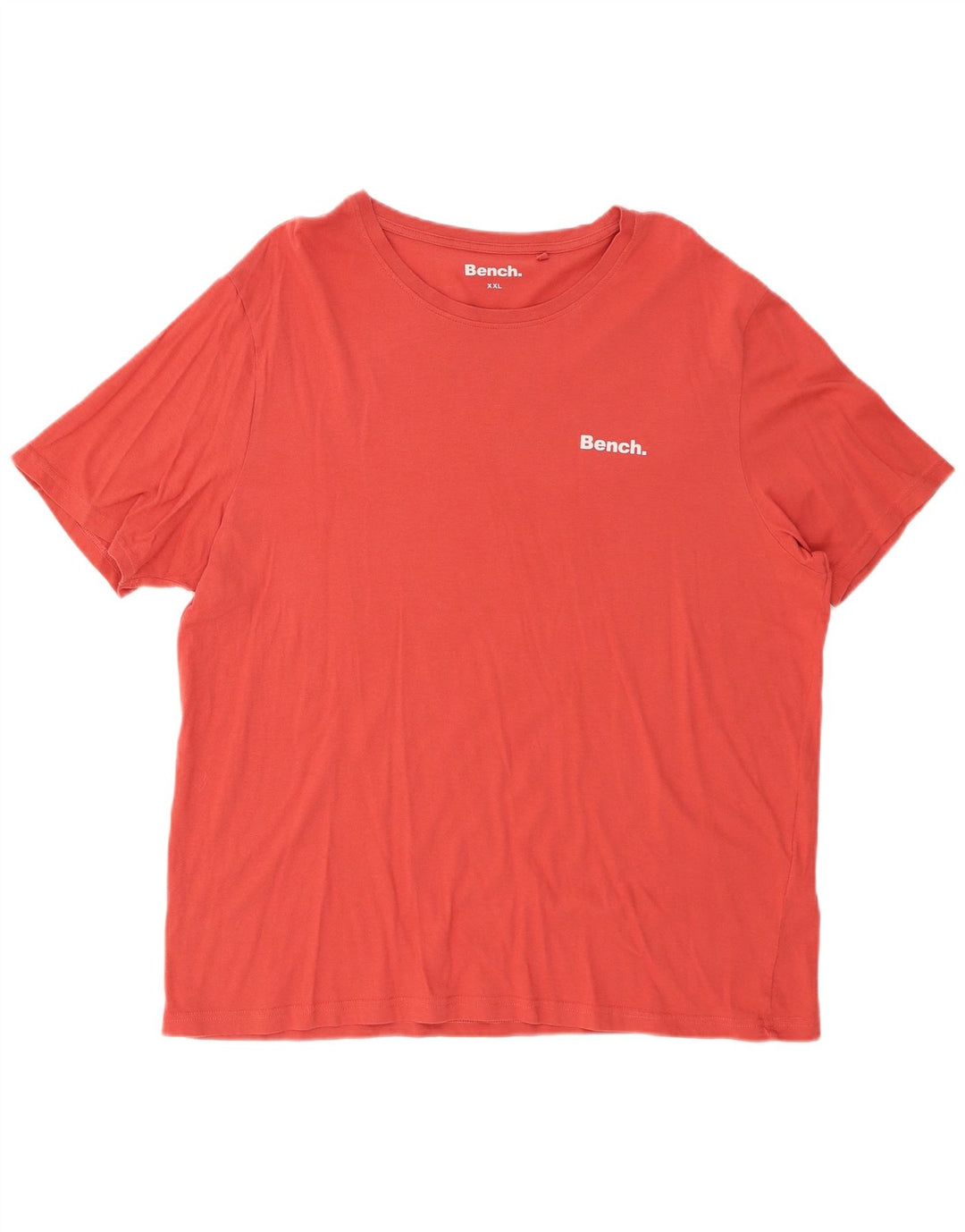BENCH Womens T-Shirt Top UK 20 2XL Red Cotton