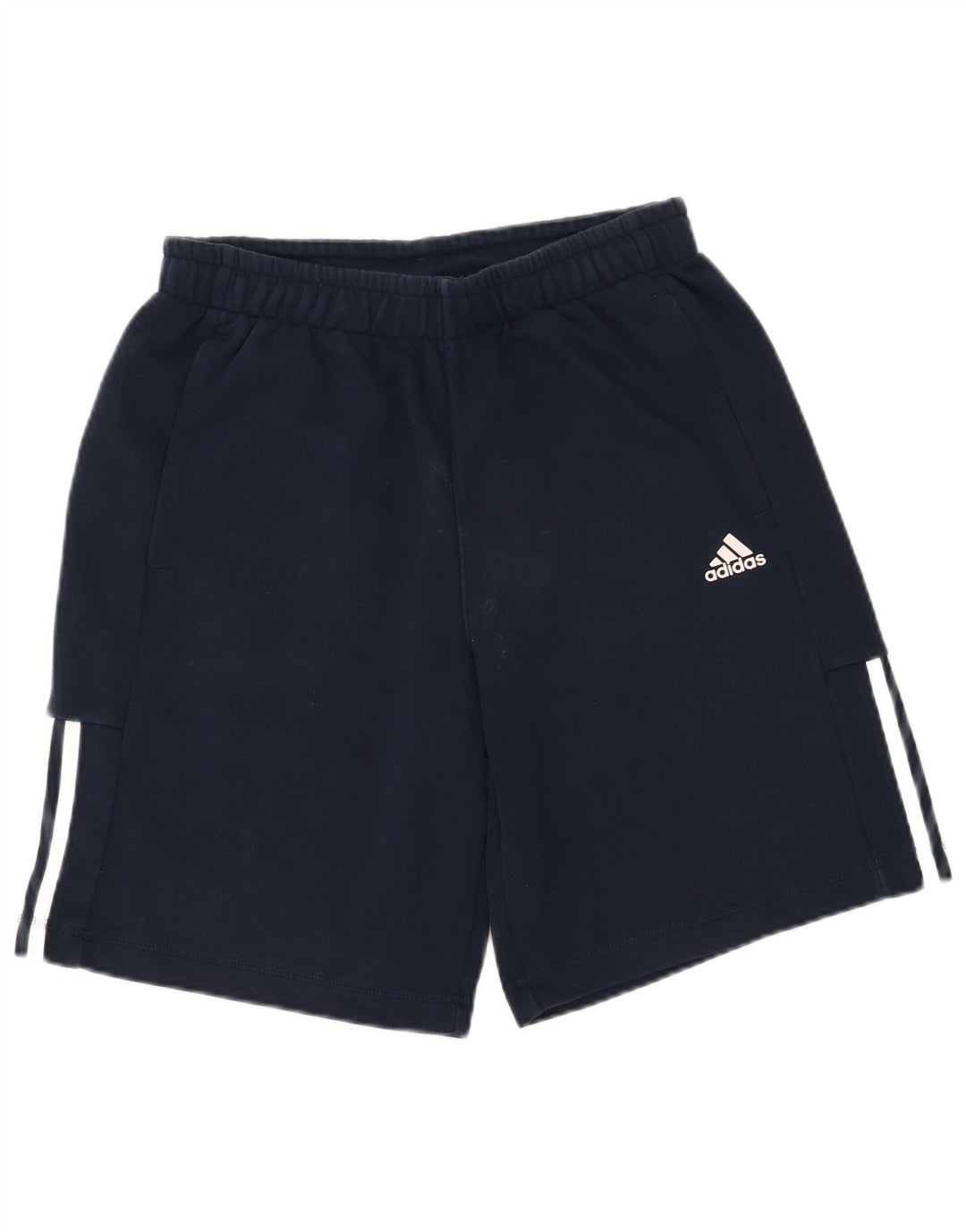 ADIDAS Mens Climalite Sport Shorts Medium  Navy Blue Cotton