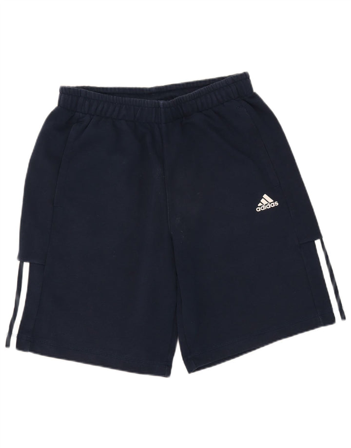 ADIDAS Mens Climalite Sport Shorts Medium  Navy Blue Cotton