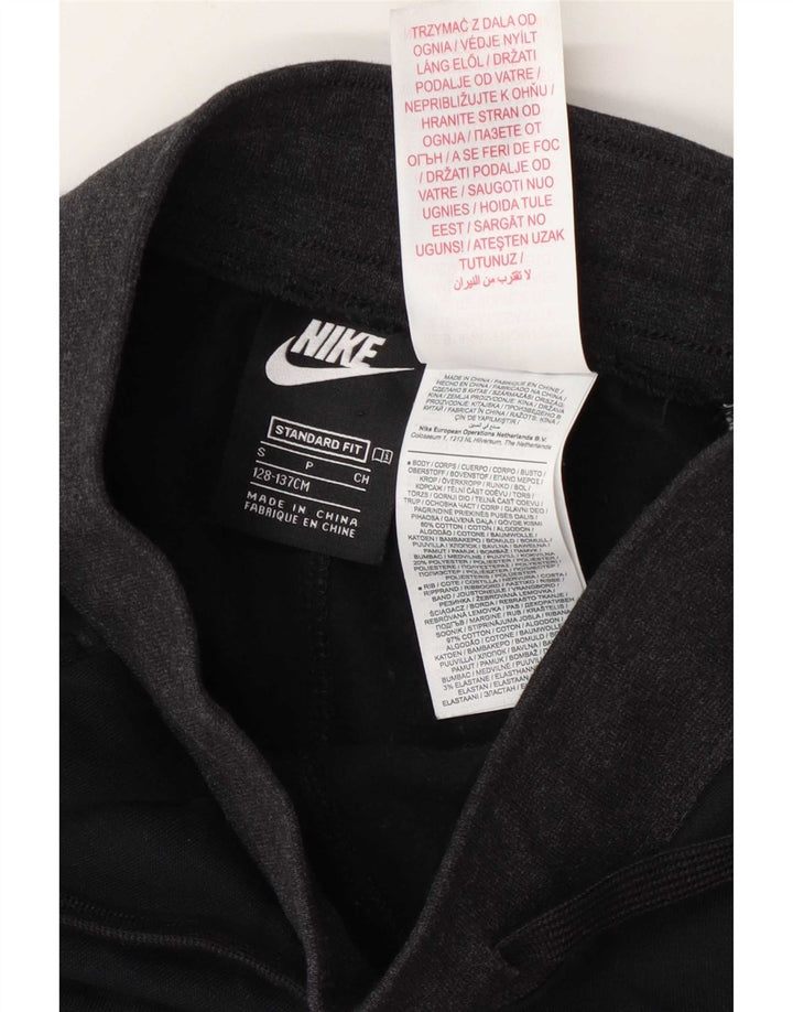 Nike Boys Graphic Tracksuit Trousers Joggers 8-9 Years Small Black