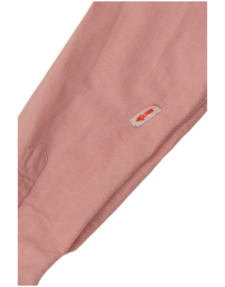 Ralph Lauren Mens Custom Fit Shirt Large Pink Cotton