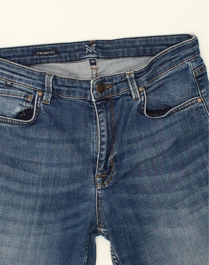 CREW CLOTHING Womens Straight Jeans UK 12 Medium W28 L27  Blue Cotton | Vintage Crew Clothing | Thrift | Second-Hand Crew Clothing | Used Clothing | Messina Hembry 