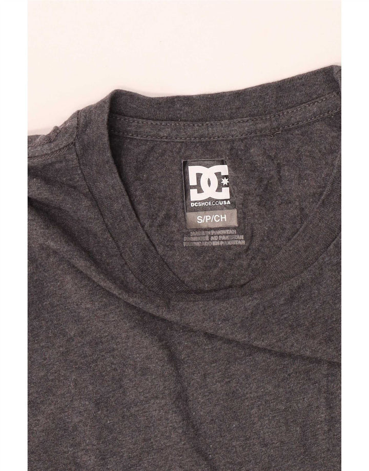 DC Mens Graphic T-Shirt Top Small Grey
