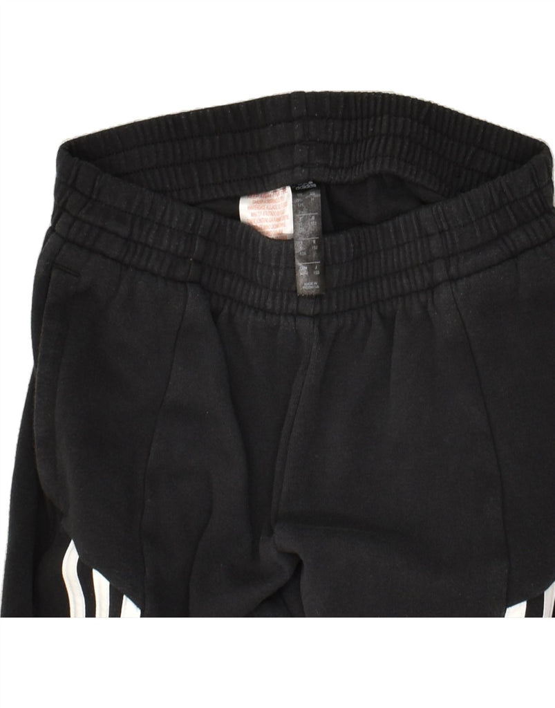 ADIDAS Boys Tracksuit Trousers Joggers 11-12 Years Black Cotton | Vintage Adidas | Thrift | Second-Hand Adidas | Used Clothing | Messina Hembry 