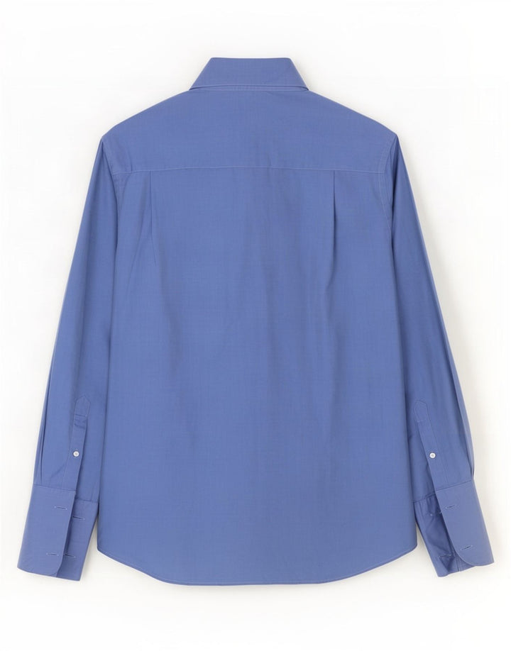 Armani Mens Formal Shirt Size 42 16 1/2 Large Blue