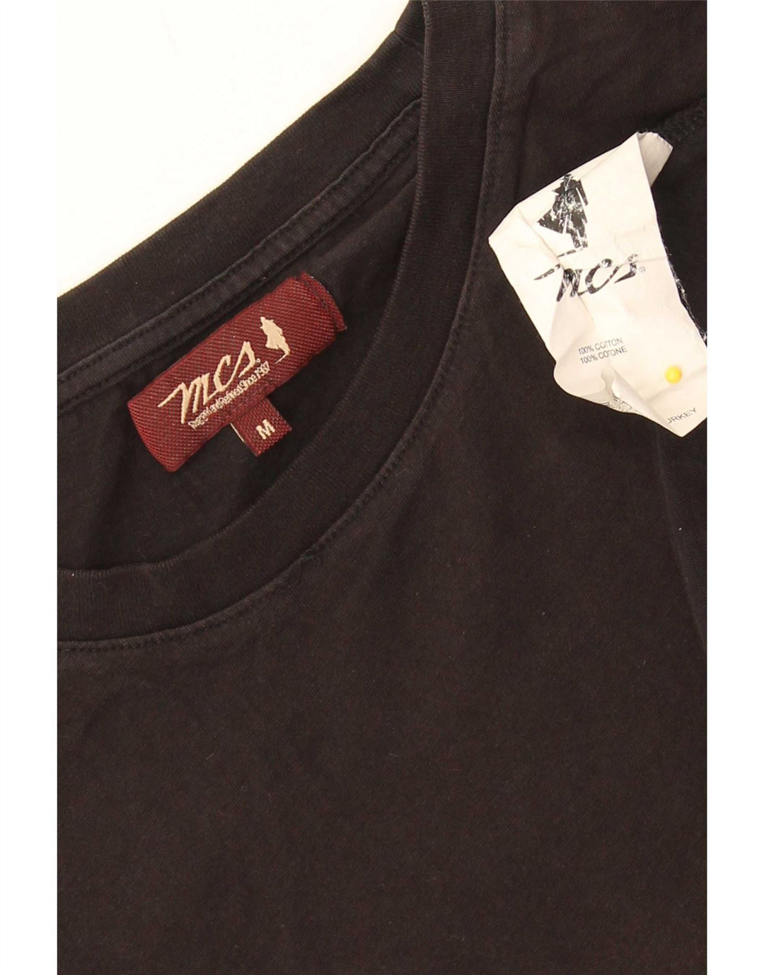 Marlboro Classics Mens T-Shirt Top Medium Black Cotton
