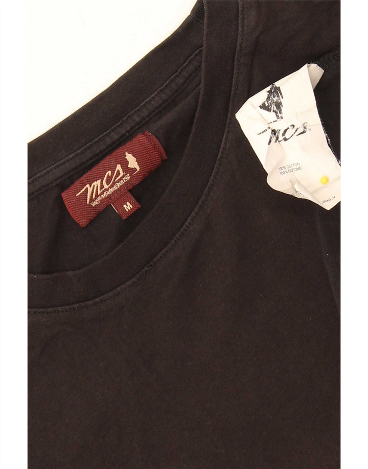 Marlboro Classics Mens T-Shirt Top Medium Black Cotton