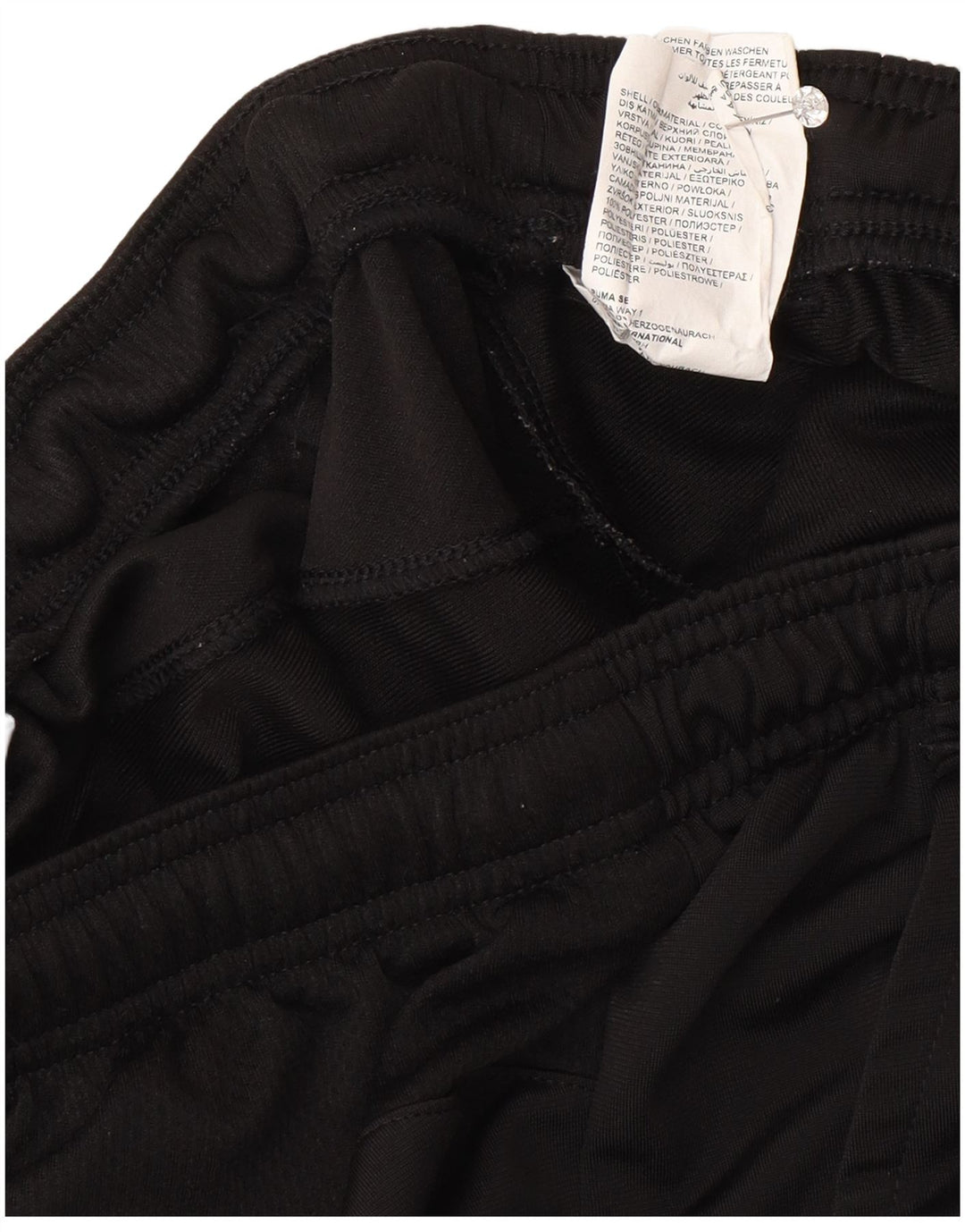 Puma Mens Regular Tracksuit Trousers Joggers Small Black Polyester