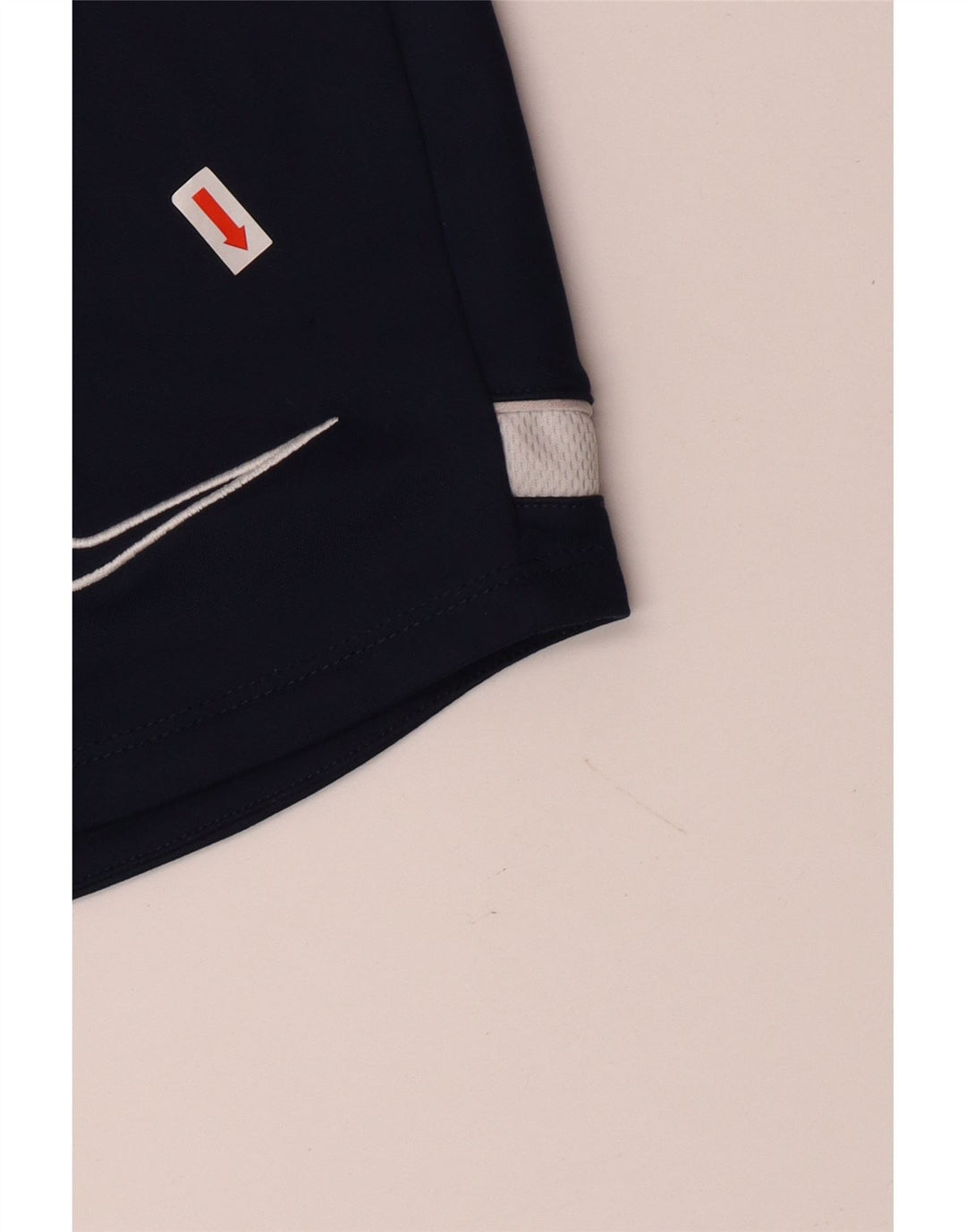 NIKE Womens Dri Fit Sport Shorts UK 4 XS Navy Blue