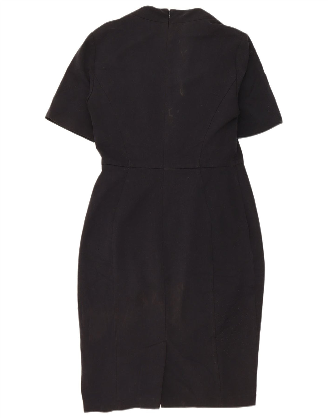 Marks & Spencer Womens Bodycon Dress UK 10 Small Black Polyester