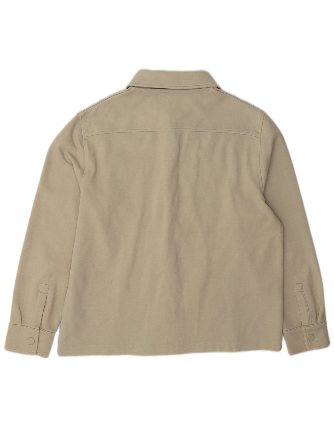 Marks & Spencer Mens Autograph Bomber Jacket UK 40 Large Beige Polyester