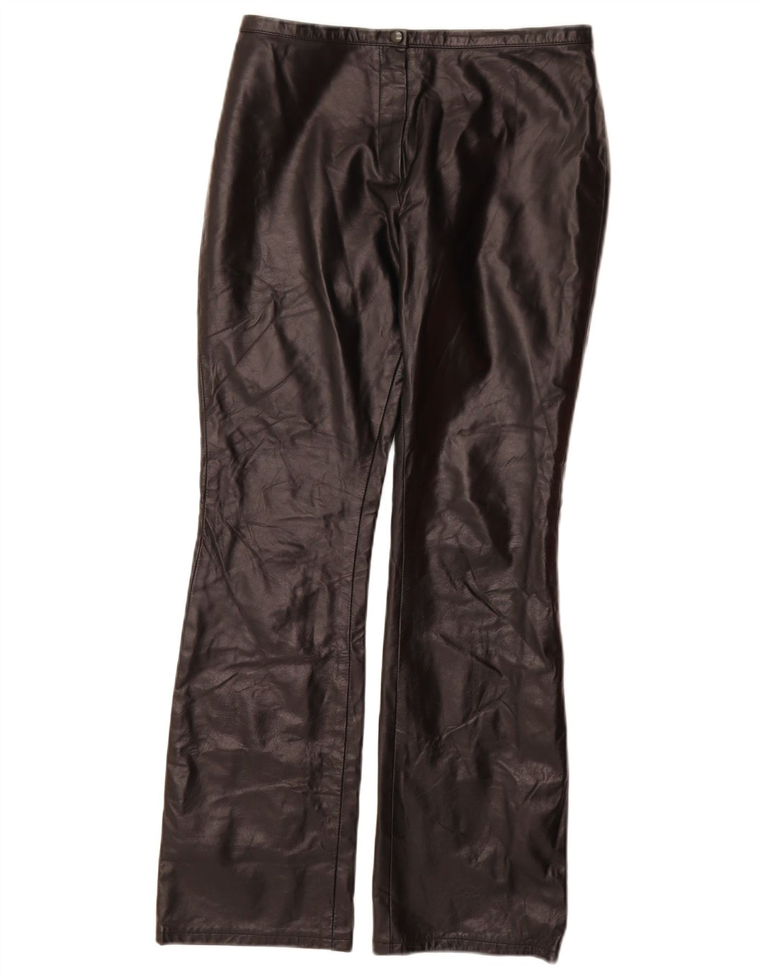 VINTAGE Womens Bootcut Casual Trousers US 9 Medium W28 L30 Black