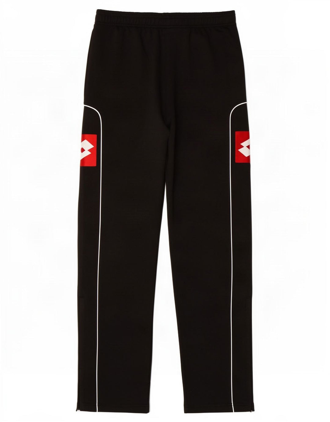 Lotto Mens Graphic Tracksuit Trousers Medium Black Colourblock Polyester