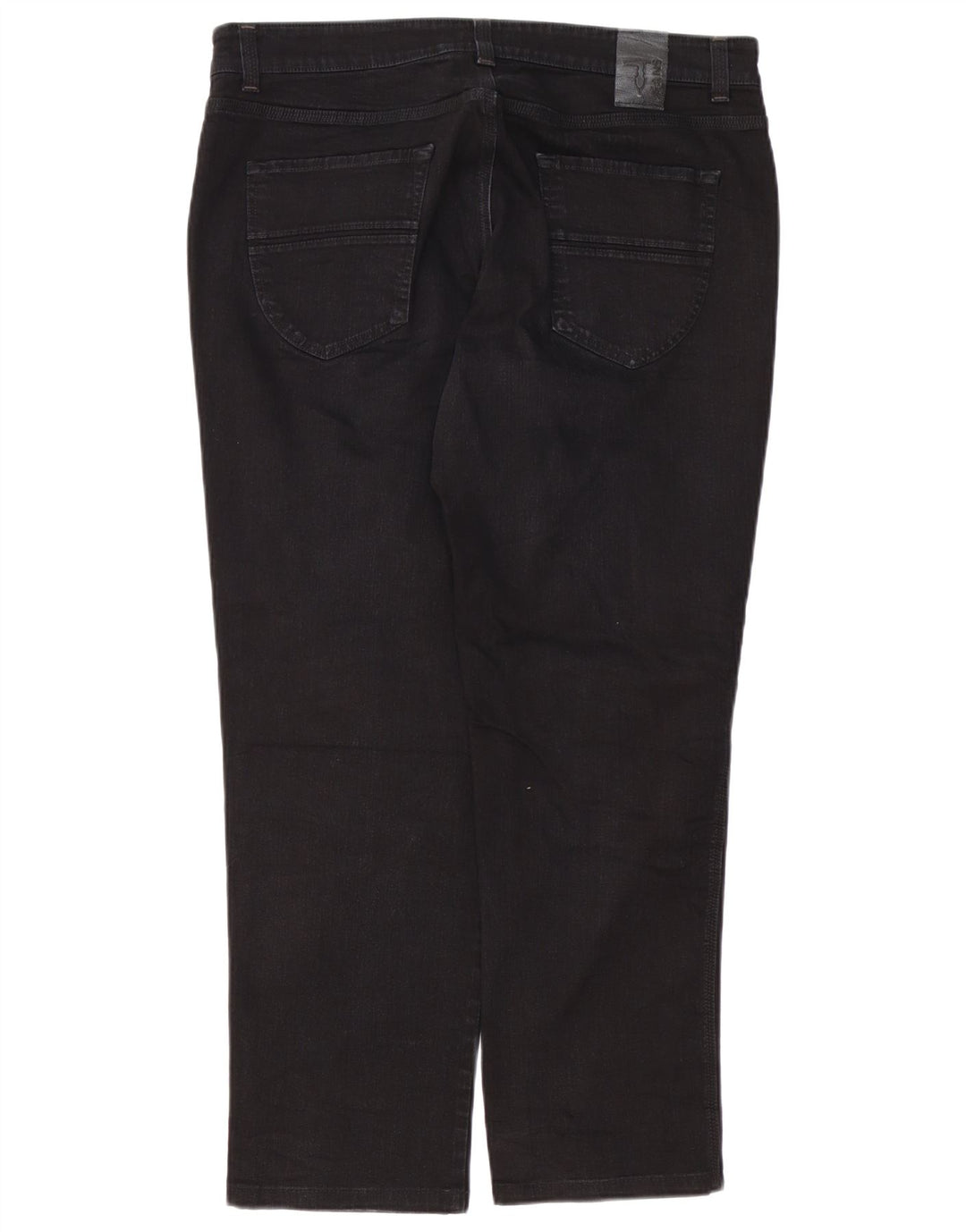 Trussardi Mens Straight Jeans W40 L30 Black Cotton