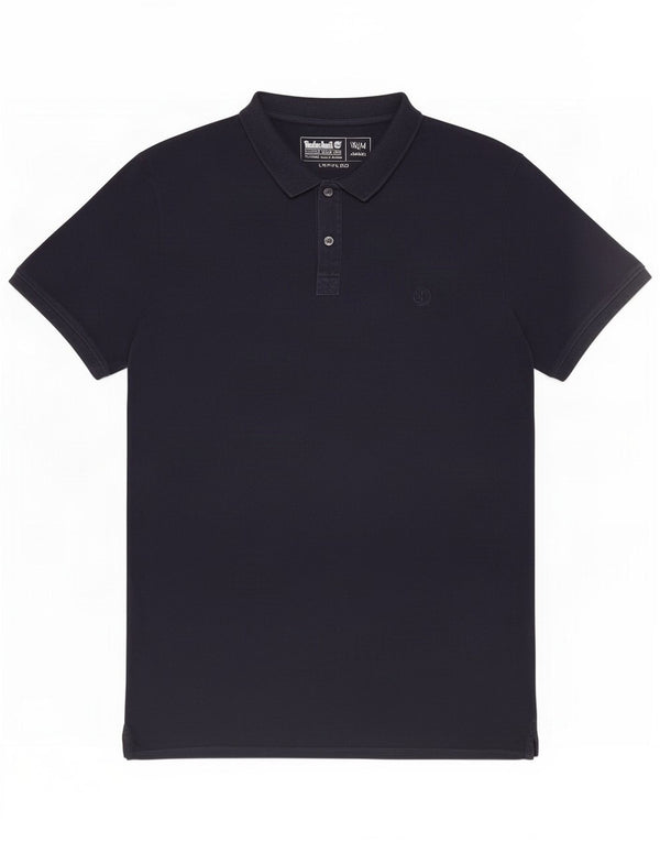Timberland Mens Slim Fit Polo Shirt Medium Navy Blue