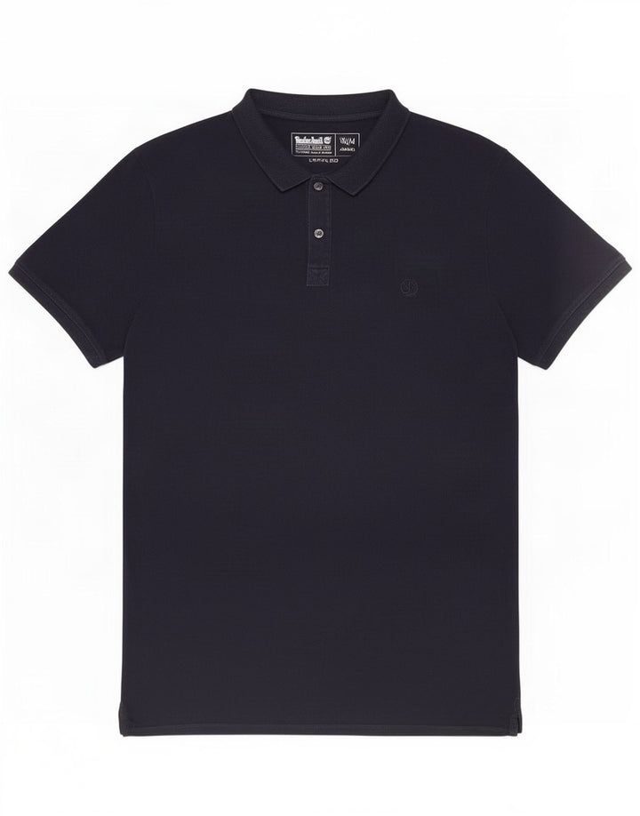 Timberland Mens Slim Fit Polo Shirt Medium Navy Blue