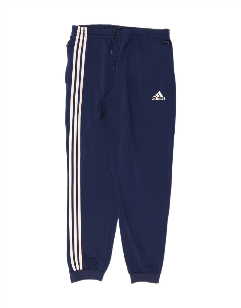 ADIDAS Mens Tracksuit Trousers Joggers UK 40/42 Medium  Navy Blue Vintage Adidas and Second-Hand Adidas from Messina Hembry 