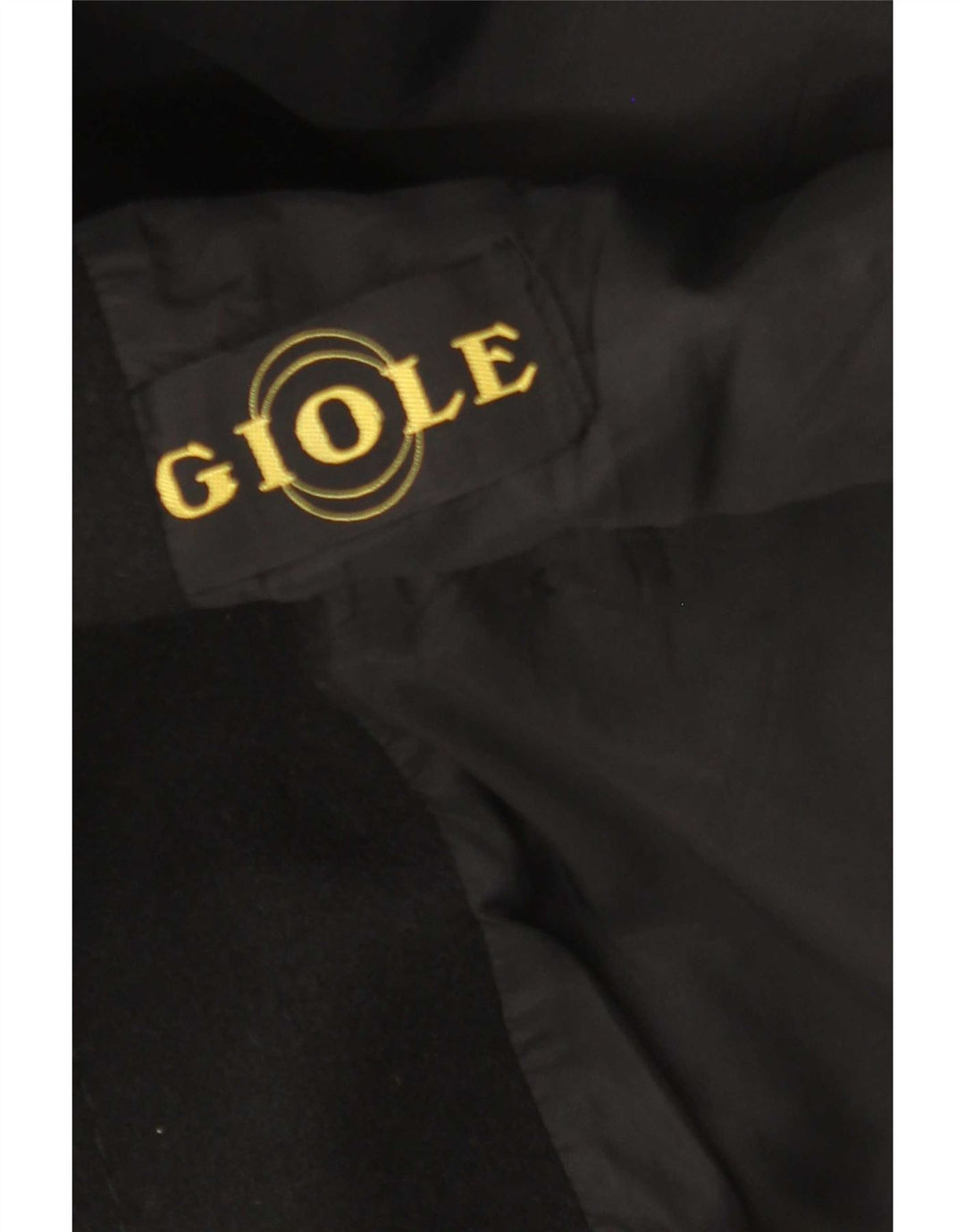 Giole Womens Double Breasted Coat UK 14 Medium Black