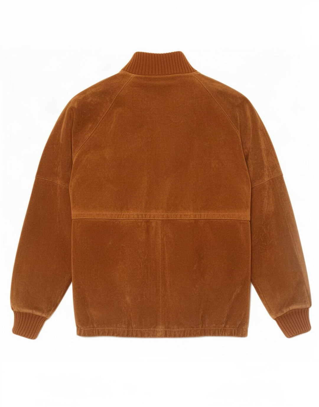 Vintage Mens Suede Sherpa Jacket IT 54 2XL Brown