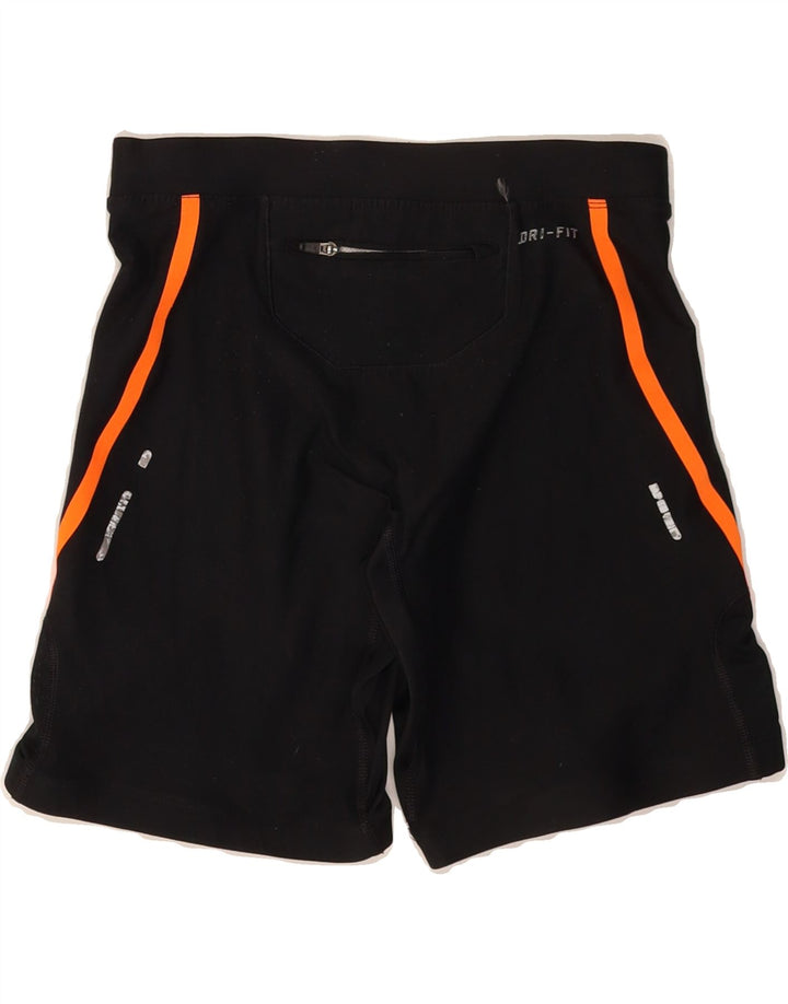 NIKE Girls Dri Fit Sport Shorts 8-9 Years Small Black Polyester Vintage Nike and Second-Hand Nike from Messina Hembry 