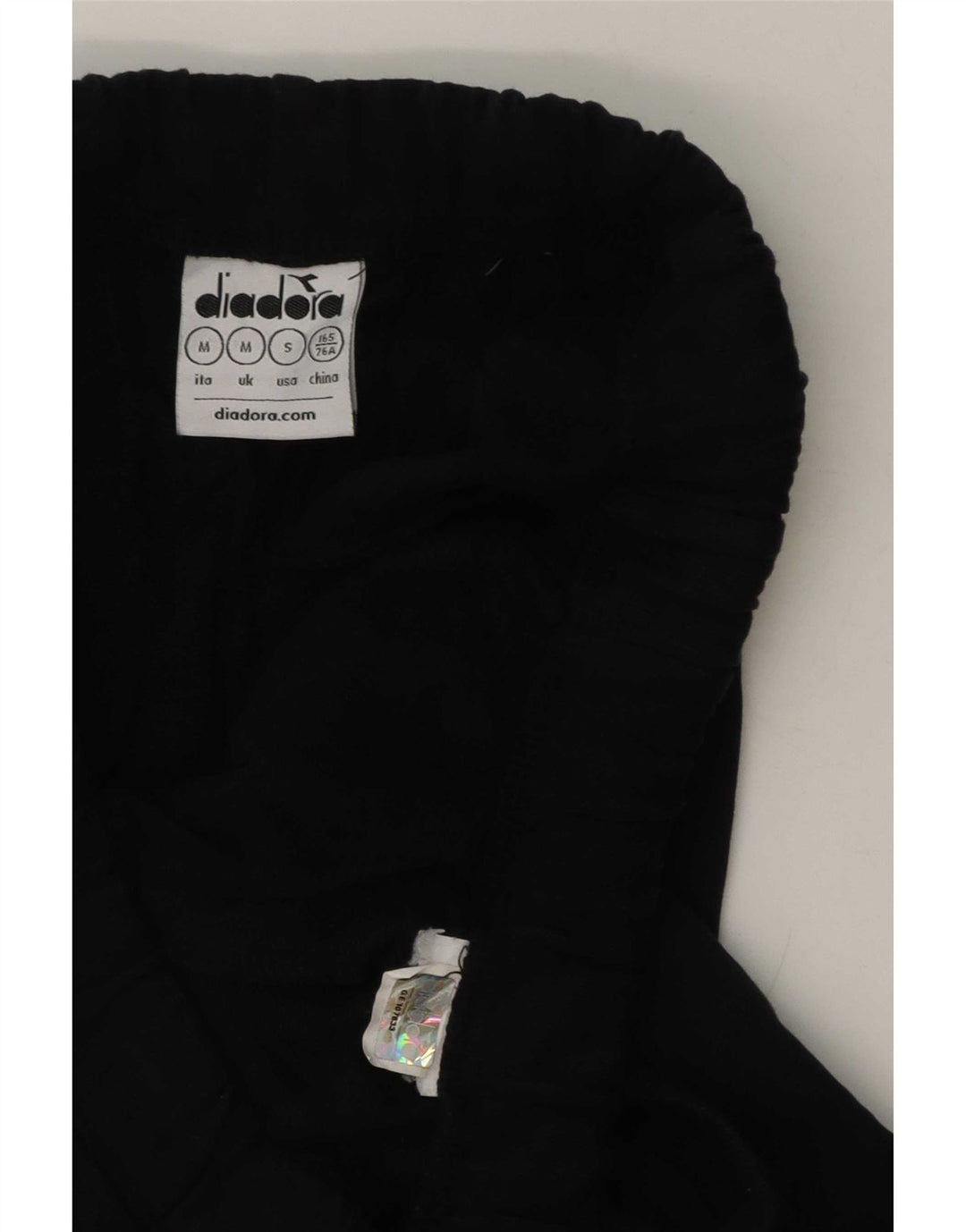 Diadora Mens Tracksuit Trousers Joggers Medium Black