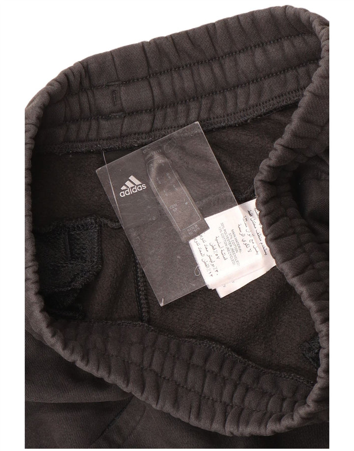 Adidas Mens Tracksuit Trousers Joggers Small Grey Colourblock Cotton