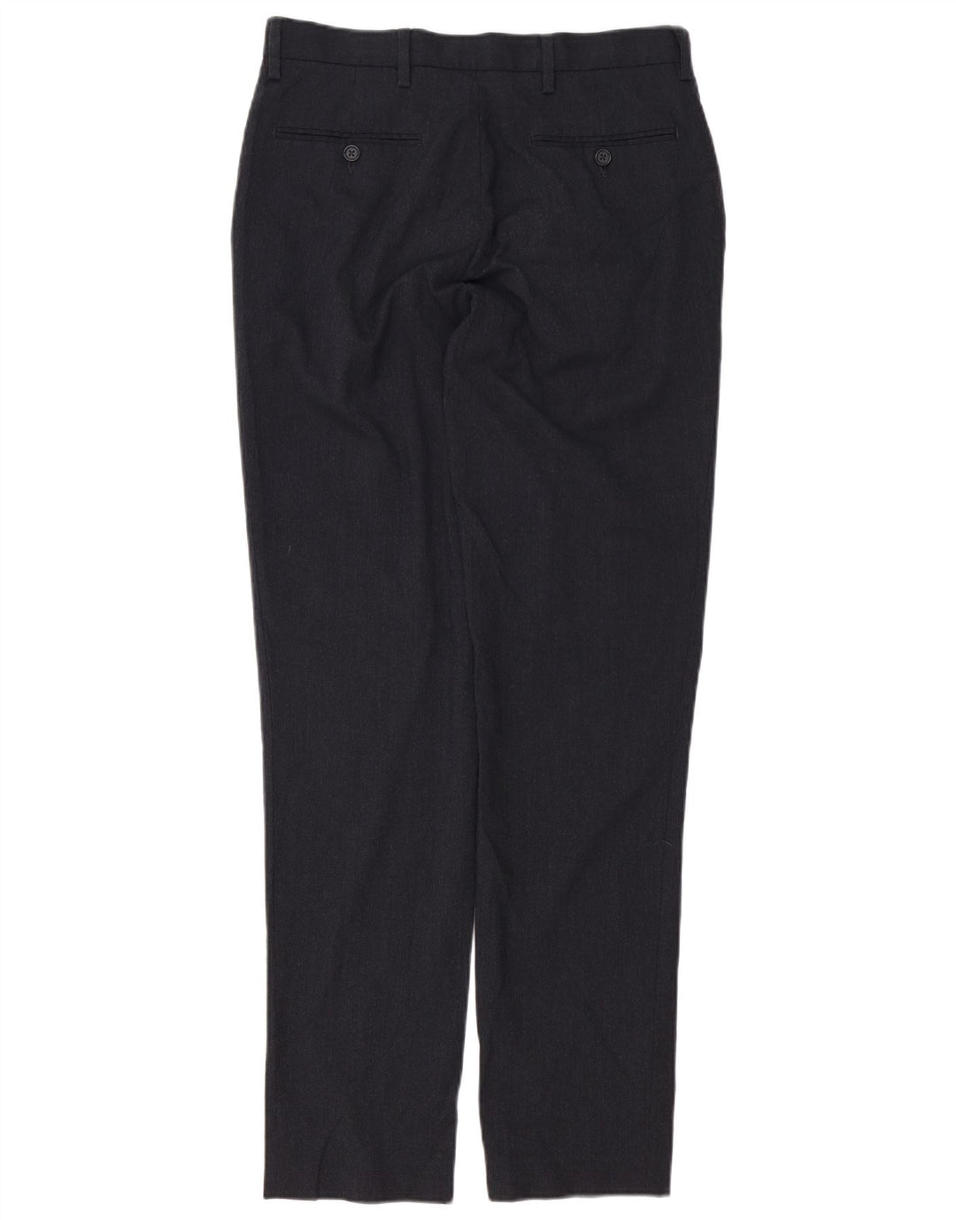 Marks & Spencer Mens Slim Chino Trousers W32 L33 Grey Polyester
