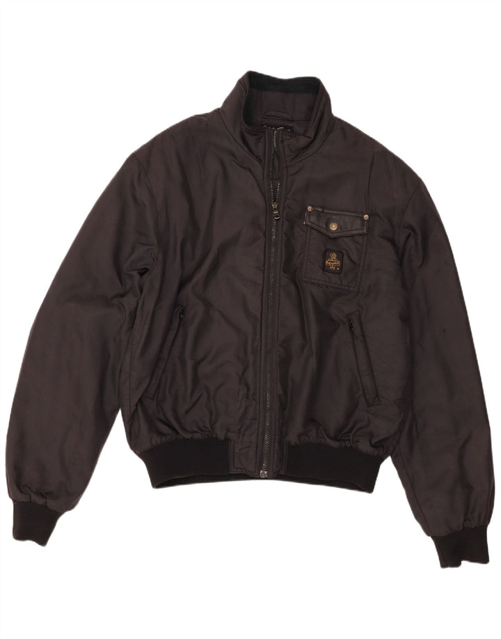 Refrigiwear Mens Bomber Jacket UK 42 XL Black Polyamide