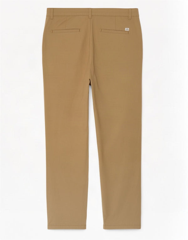 Jack & Jones Mens Loose Fit Chino Trousers W34 L28 Beige Cotton