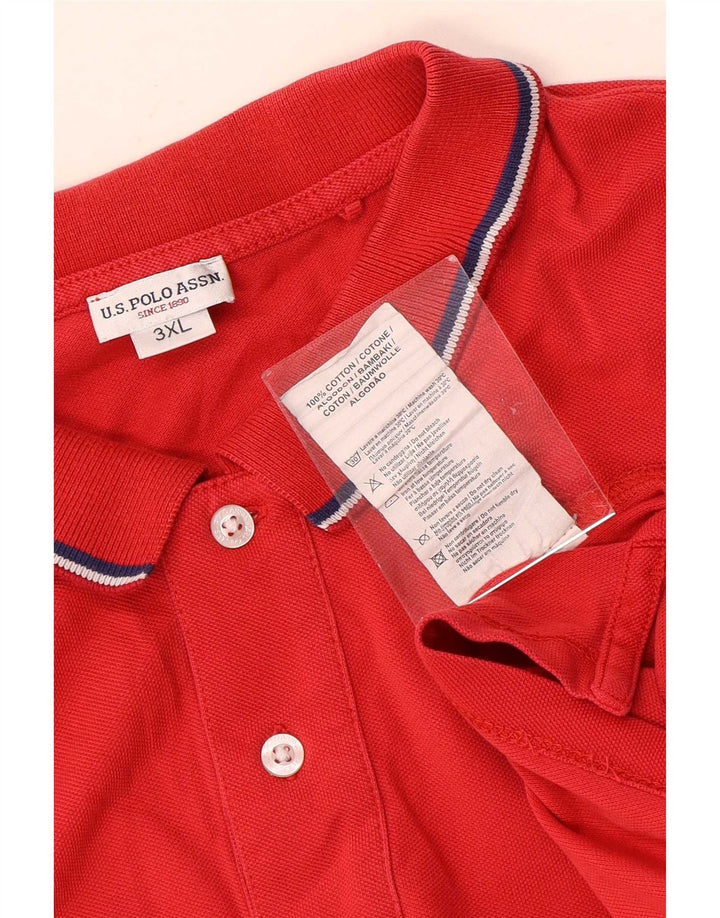 U.S. Polo Assn. Mens Shirt 3XL Red Cotton