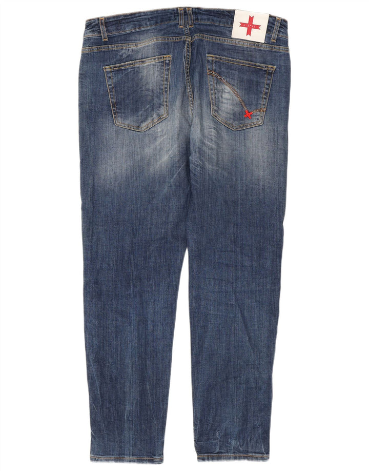 Zu Elements Mens Slim Jeans W40 L30 Blue Cotton