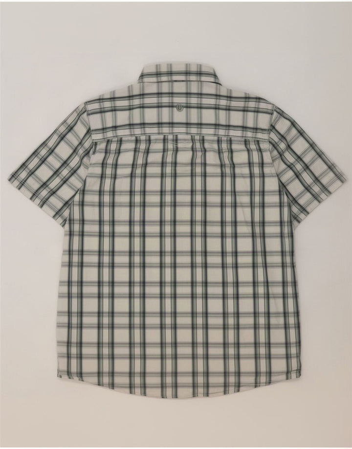 Fat Face Mens Short Sleeve Shirt Large Multicoloured Check Cotton
