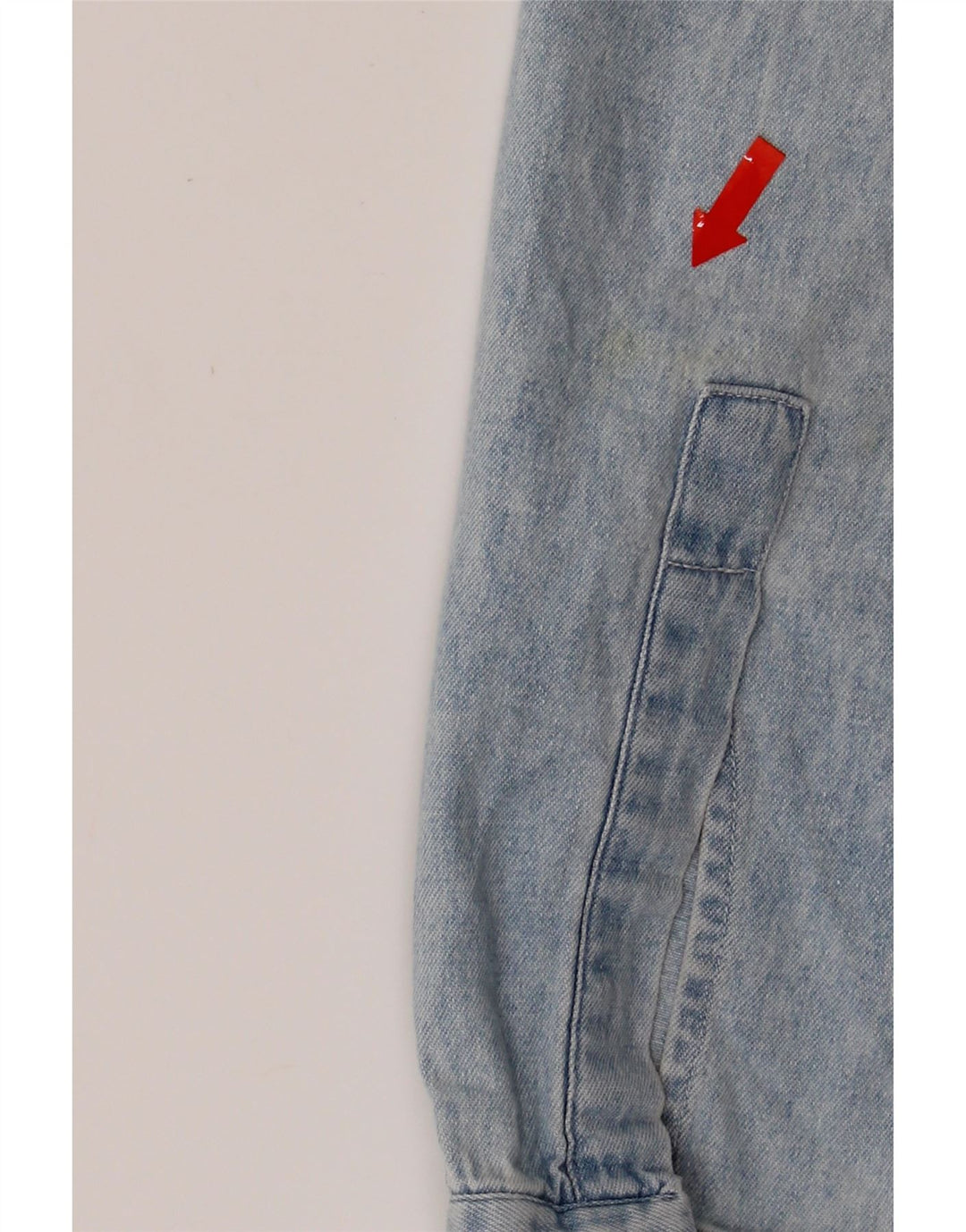 WAMPUM Mens Denim Shirt Large Blue Cotton Vintage Wampum and Second-Hand Wampum from Messina Hembry 