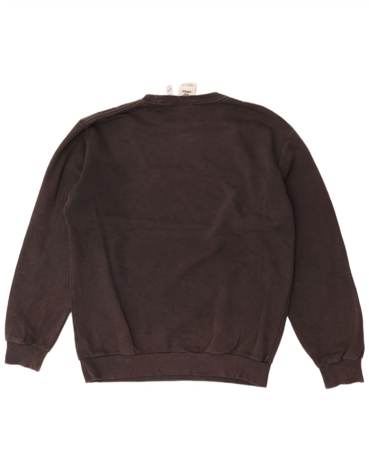 Adidas Mens Graphic Sweatshirt Jumper Small Black Colourblock Cotton